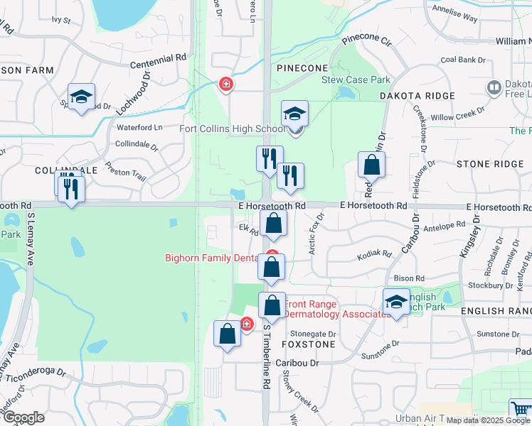 Fox Meadows Apartments, Fort Collins CO Walk Score