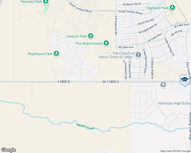 map of restaurants, bars, coffee shops, grocery stores, and more near 6602 11800 South in South Jordan
