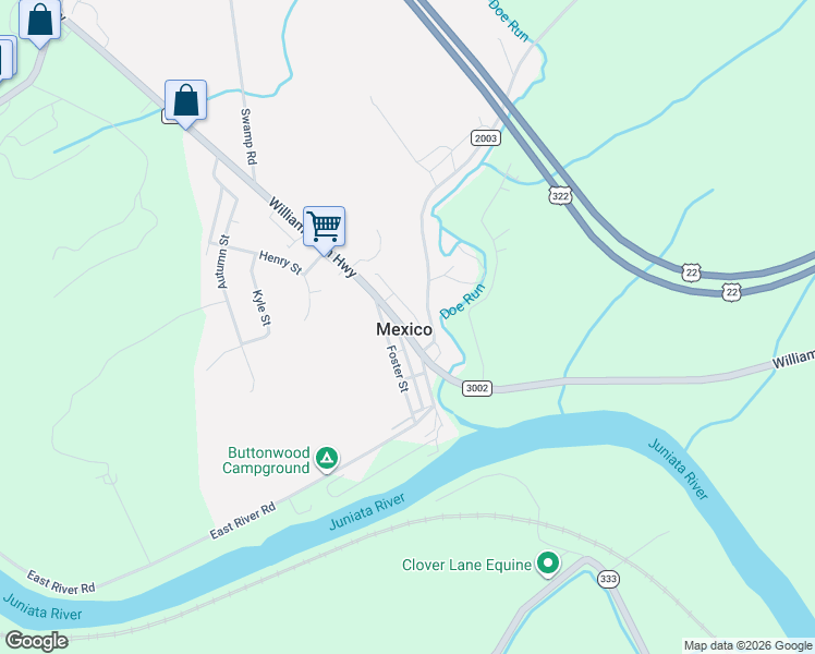 map of restaurants, bars, coffee shops, grocery stores, and more near in Mexico