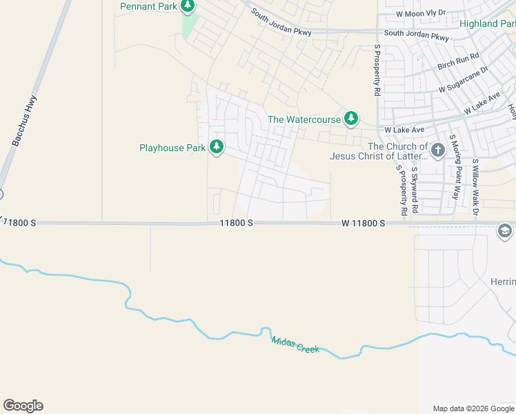 map of restaurants, bars, coffee shops, grocery stores, and more near 11800 South in South Jordan