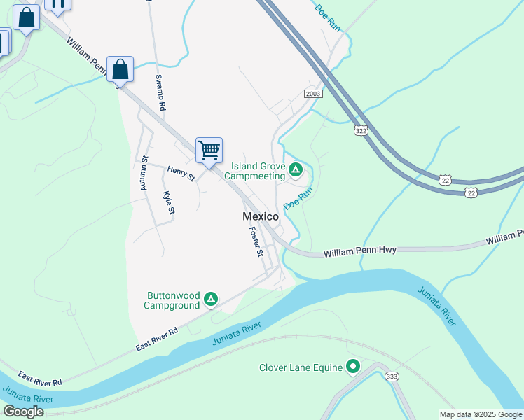 map of restaurants, bars, coffee shops, grocery stores, and more near in Mexico