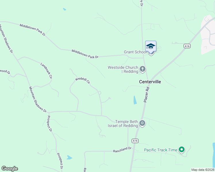 map of restaurants, bars, coffee shops, grocery stores, and more near 8890 Knobhill Circle in Redding