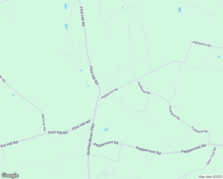 map of restaurants, bars, coffee shops, grocery stores, and more near 1355 Highpoint Road in Coopersburg