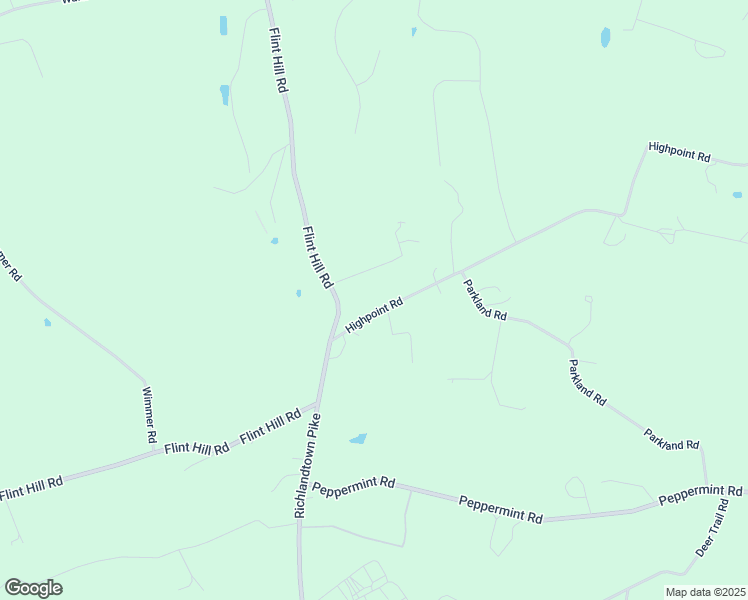 map of restaurants, bars, coffee shops, grocery stores, and more near 1355 Highpoint Road in Coopersburg