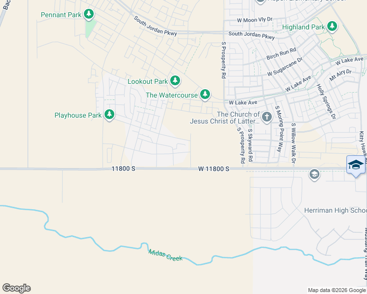 map of restaurants, bars, coffee shops, grocery stores, and more near 6602 11800 South in South Jordan