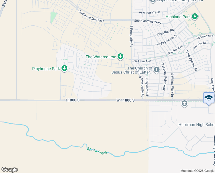 map of restaurants, bars, coffee shops, grocery stores, and more near 6602 11800 South in South Jordan