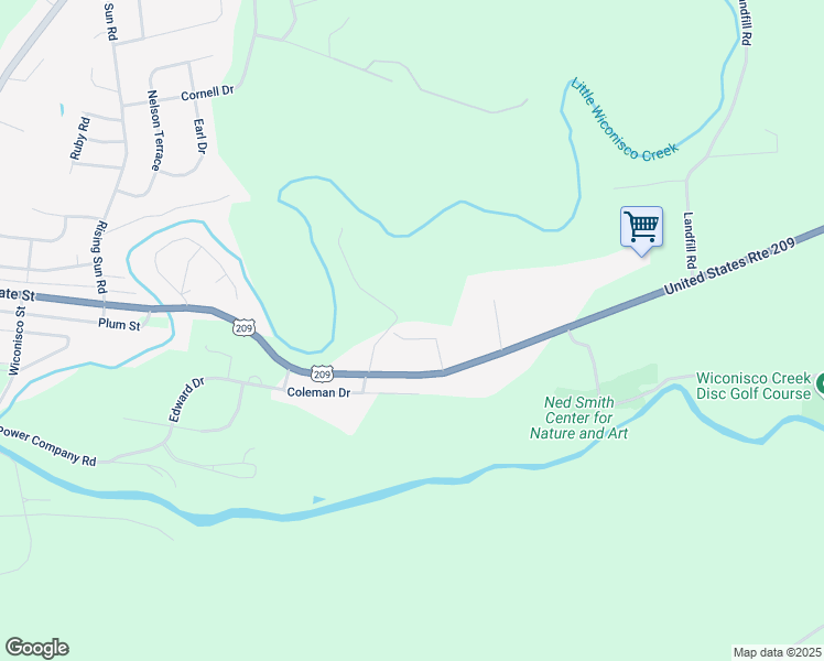 map of restaurants, bars, coffee shops, grocery stores, and more near 131 Brenda Drive in Millersburg