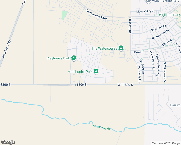 map of restaurants, bars, coffee shops, grocery stores, and more near 6794 West Skip Rock Road in South Jordan