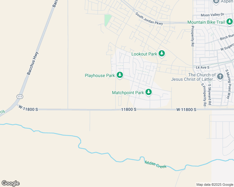 map of restaurants, bars, coffee shops, grocery stores, and more near 6811 West Skip Rock Road in South Jordan