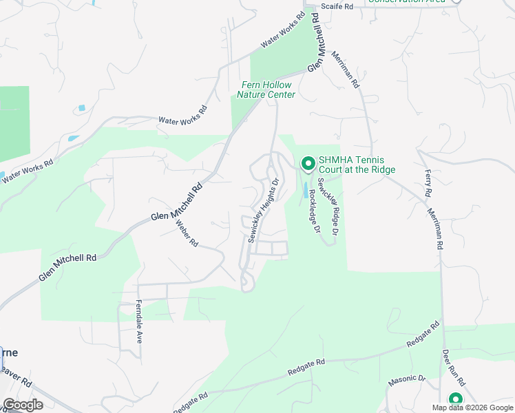 map of restaurants, bars, coffee shops, grocery stores, and more near 101 Greenwood Drive in Sewickley