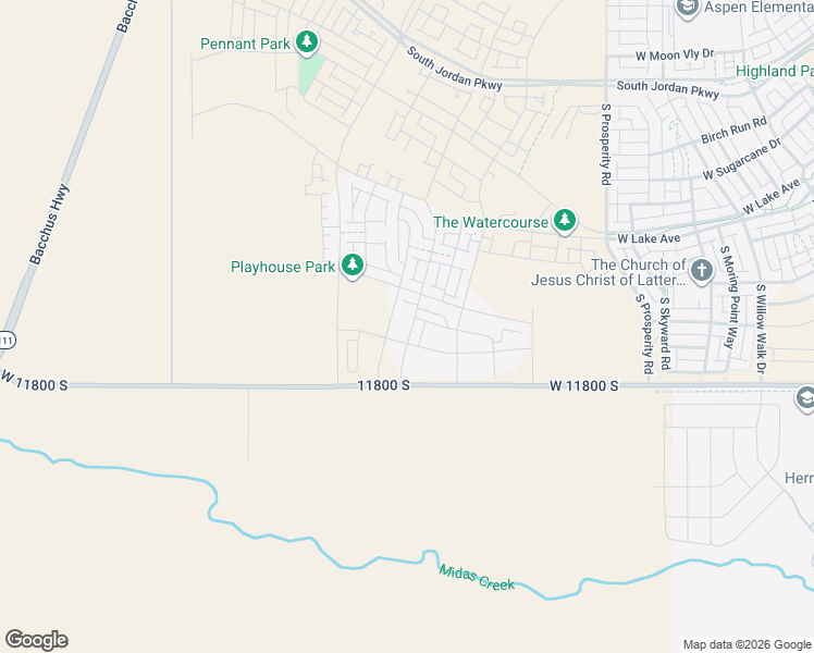 map of restaurants, bars, coffee shops, grocery stores, and more near 11702 Silver Pond Drive in South Jordan