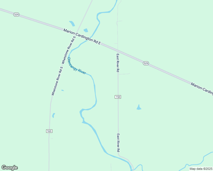 map of restaurants, bars, coffee shops, grocery stores, and more near 2601 East River Road in Marion