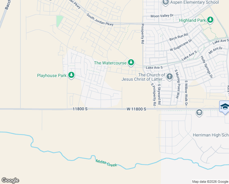 map of restaurants, bars, coffee shops, grocery stores, and more near 6661 West Meadow Grass Drive in South Jordan