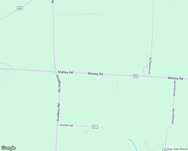 map of restaurants, bars, coffee shops, grocery stores, and more near 16768 Mishey Road in Butler