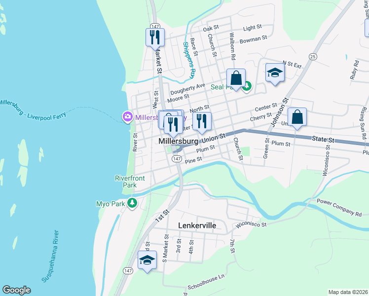 226 Union Street, Millersburg PA Walk Score