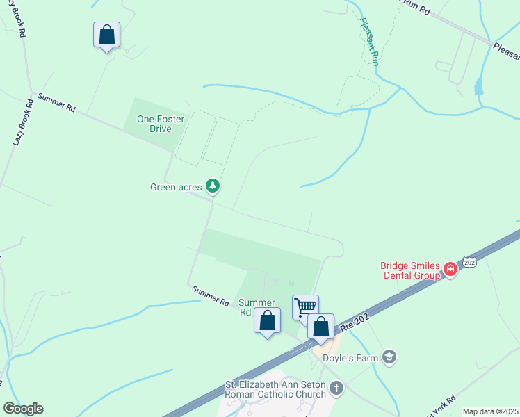 map of restaurants, bars, coffee shops, grocery stores, and more near 107 Hixson Road in Flemington