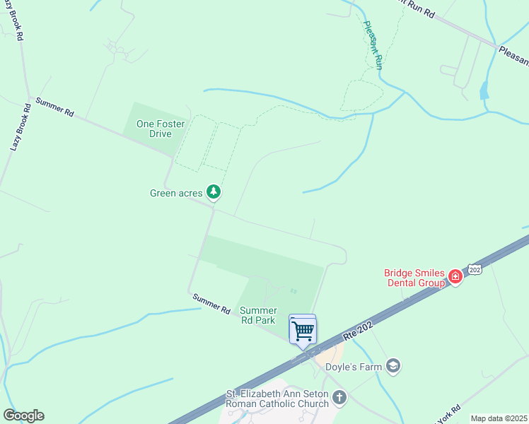 map of restaurants, bars, coffee shops, grocery stores, and more near 107 Hixson Road in Flemington