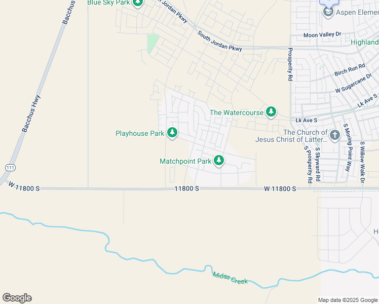 map of restaurants, bars, coffee shops, grocery stores, and more near 11668 Outfitter Way in South Jordan