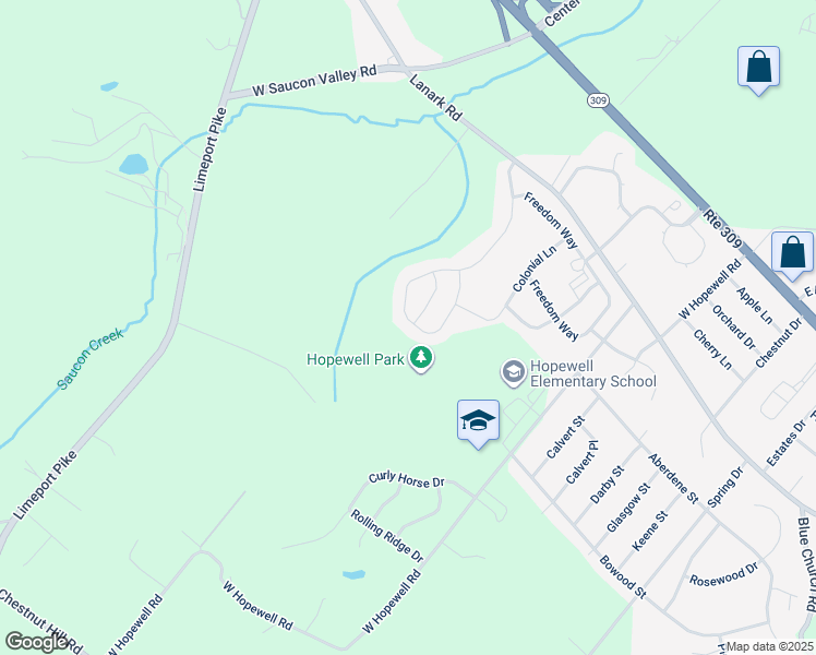 map of restaurants, bars, coffee shops, grocery stores, and more near 4559 Allegiant Street in Lehigh County