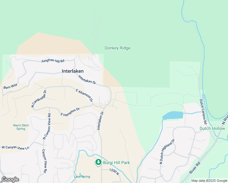 map of restaurants, bars, coffee shops, grocery stores, and more near 1685 North 300 East in Midway
