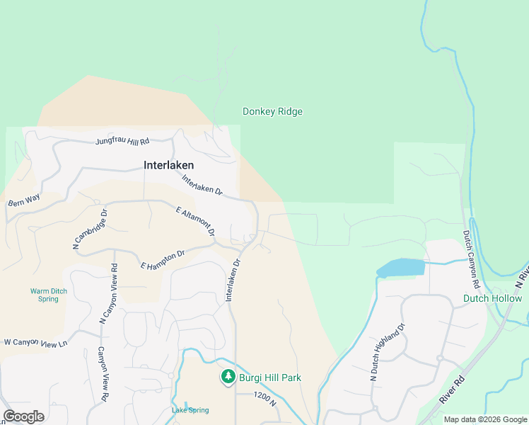 map of restaurants, bars, coffee shops, grocery stores, and more near 1685 North 300 East in Midway