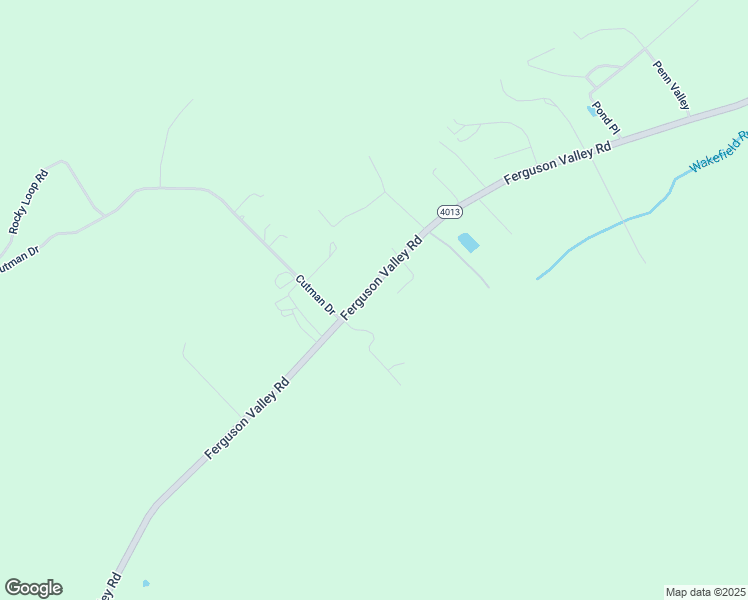 map of restaurants, bars, coffee shops, grocery stores, and more near 7639 Ferguson Valley Road in McVeytown