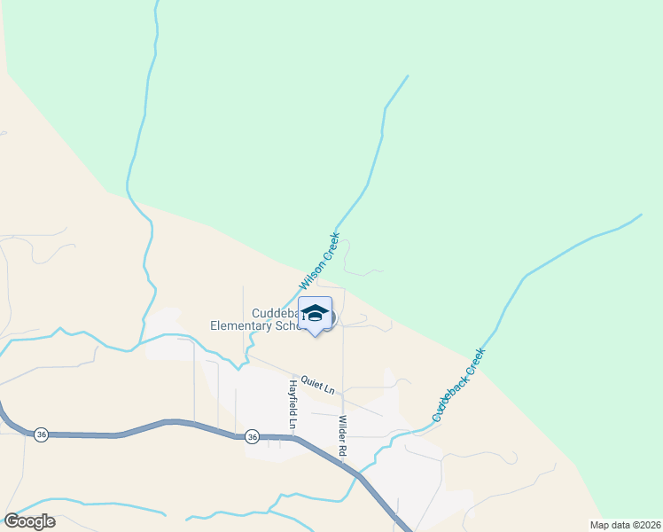 map of restaurants, bars, coffee shops, grocery stores, and more near 500 Wilder Road in Carlotta