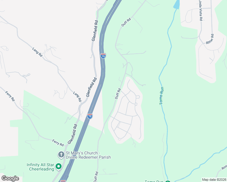 map of restaurants, bars, coffee shops, grocery stores, and more near 115 Freedom Lane in Sewickley