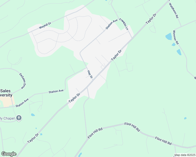 map of restaurants, bars, coffee shops, grocery stores, and more near 2076 Taylor Drive in Center Valley