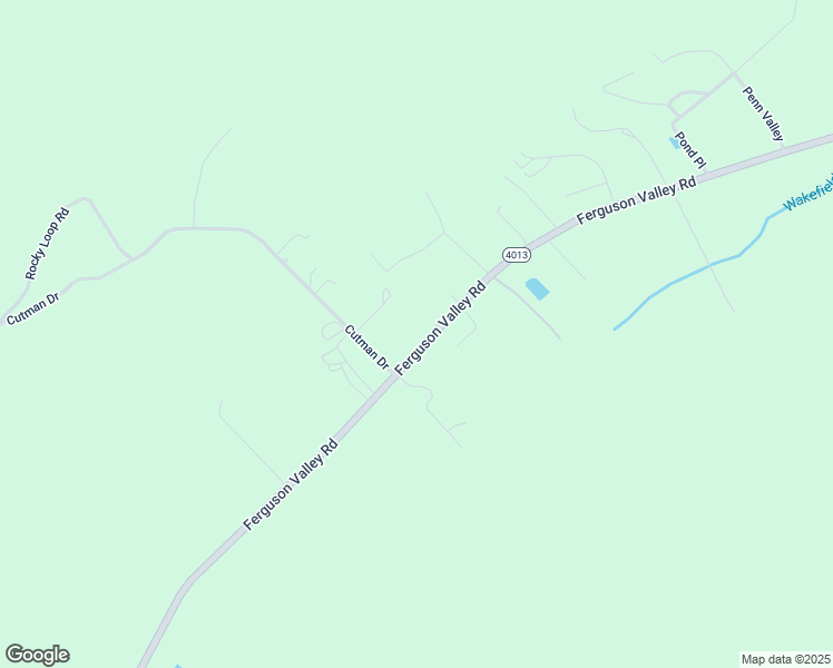 map of restaurants, bars, coffee shops, grocery stores, and more near 7630 Ferguson Valley Road in McVeytown