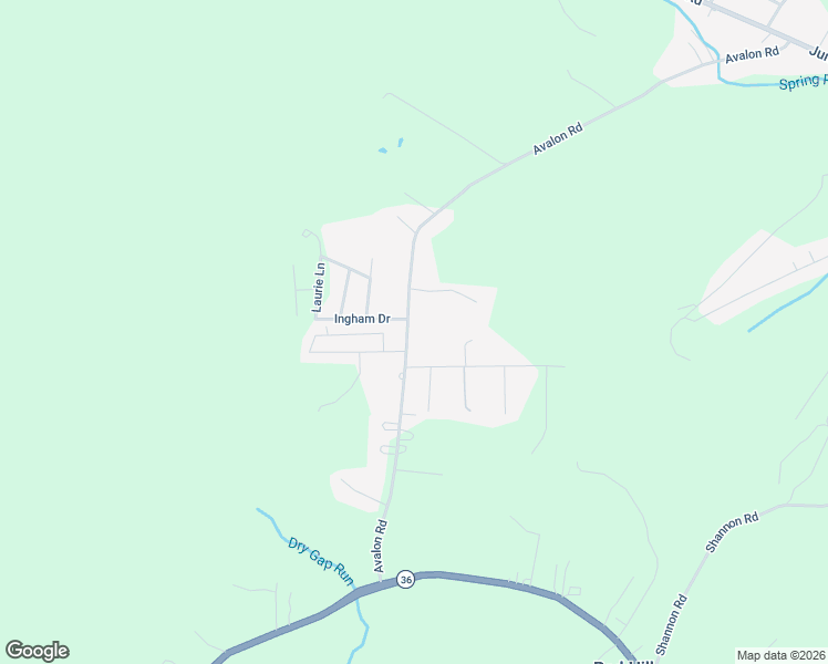 map of restaurants, bars, coffee shops, grocery stores, and more near Avalon Road in Altoona