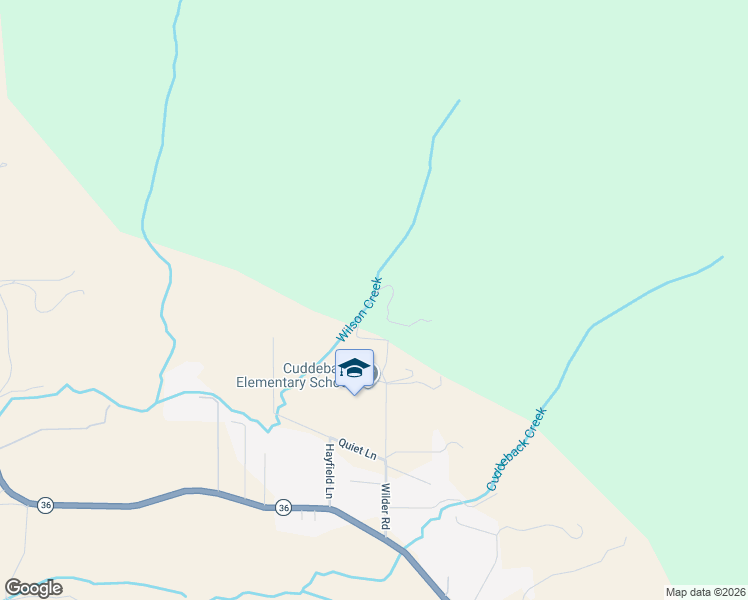 map of restaurants, bars, coffee shops, grocery stores, and more near 500 Wilder Road in Carlotta