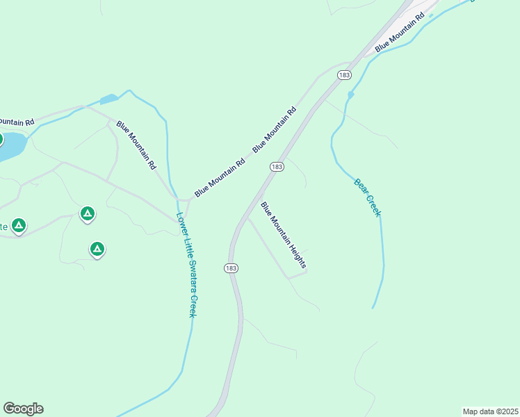 map of restaurants, bars, coffee shops, grocery stores, and more near 29A Blue Mountain Heights in Schuylkill Haven