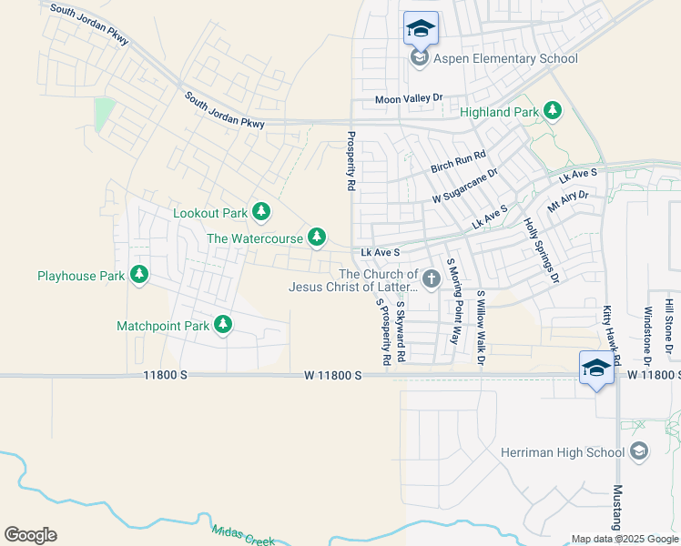 map of restaurants, bars, coffee shops, grocery stores, and more near 11593 South Nimitz Drive in South Jordan