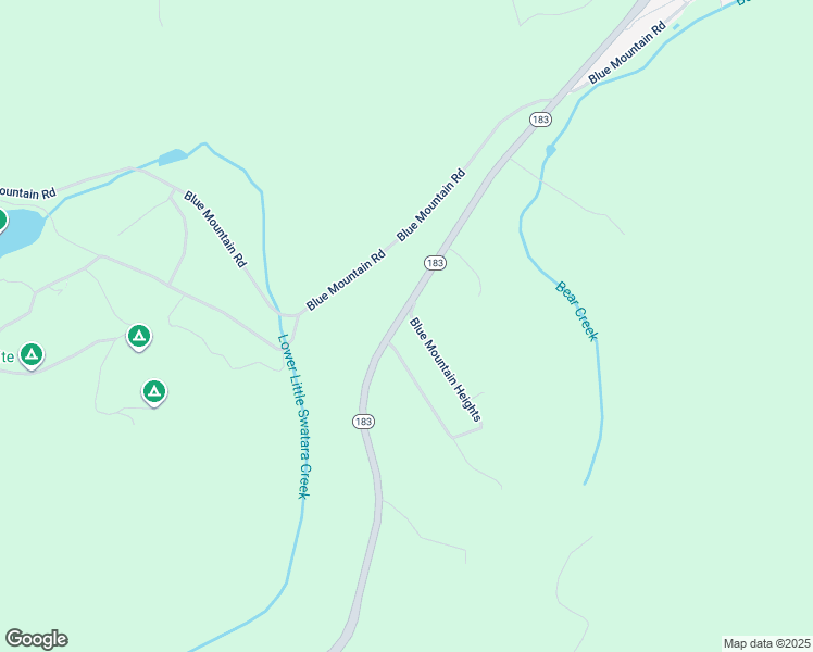 map of restaurants, bars, coffee shops, grocery stores, and more near 29A Blue Mountain Heights in Schuylkill Haven