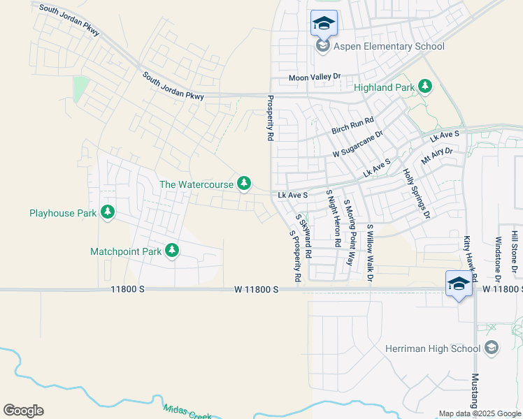 map of restaurants, bars, coffee shops, grocery stores, and more near 11593 South Nimitz Drive in South Jordan