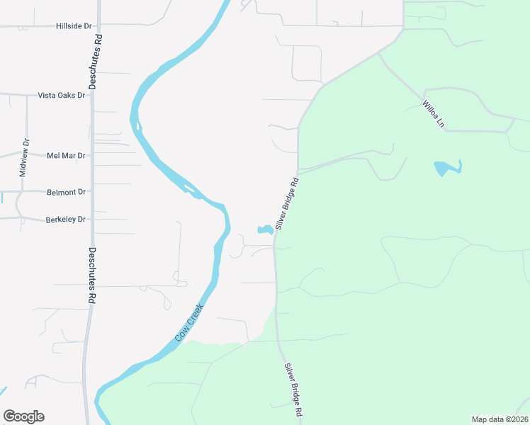 map of restaurants, bars, coffee shops, grocery stores, and more near 8678 Silver Bridge Road in Palo Cedro