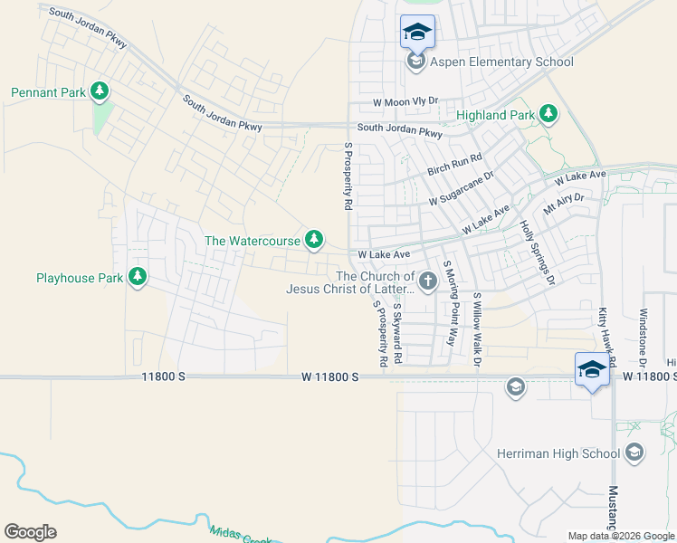 map of restaurants, bars, coffee shops, grocery stores, and more near 11589 South Nimitz Drive in South Jordan