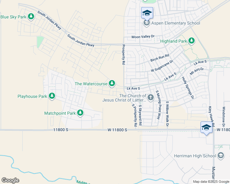 map of restaurants, bars, coffee shops, grocery stores, and more near 11576 South Nimitz Drive in South Jordan