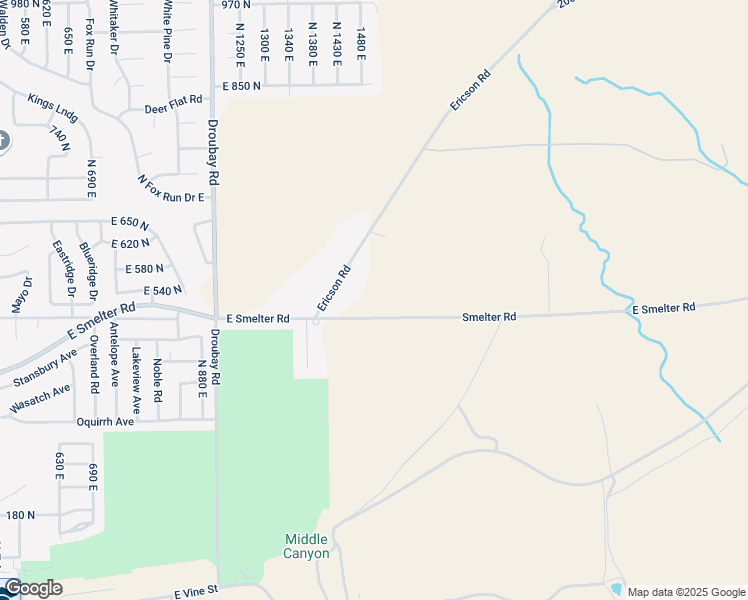 map of restaurants, bars, coffee shops, grocery stores, and more near 566 Ericson Road in Tooele