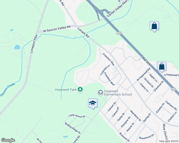 map of restaurants, bars, coffee shops, grocery stores, and more near 4559 Allegiant Street in Lehigh County