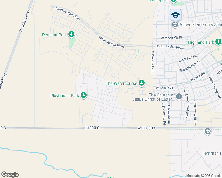 map of restaurants, bars, coffee shops, grocery stores, and more near 11564 Dorian Drive in South Jordan