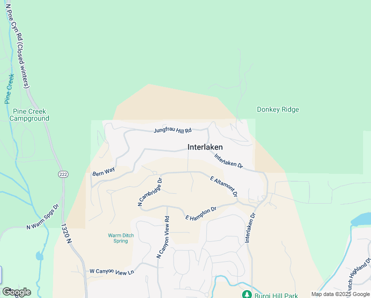 map of restaurants, bars, coffee shops, grocery stores, and more near in Interlaken