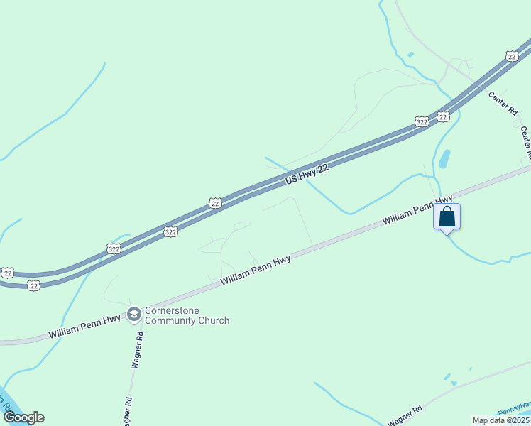 map of restaurants, bars, coffee shops, grocery stores, and more near 283 Hackenberger Drive in Mifflintown