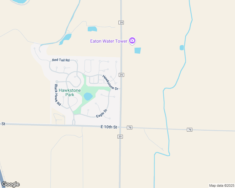 map of restaurants, bars, coffee shops, grocery stores, and more near 955 Cooper Hawk Road in Eaton