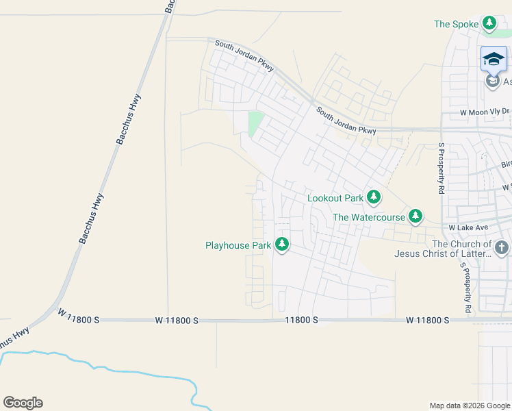 map of restaurants, bars, coffee shops, grocery stores, and more near 11800 South in South Jordan