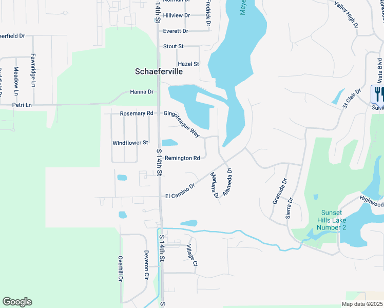 map of restaurants, bars, coffee shops, grocery stores, and more near 2008-2098 Remington Rd in Pekin