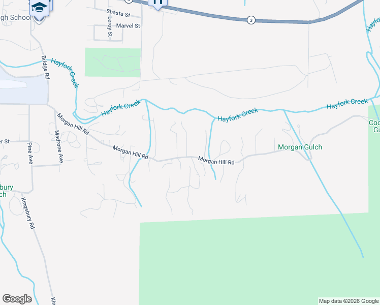 map of restaurants, bars, coffee shops, grocery stores, and more near Josh Lane in Hayfork