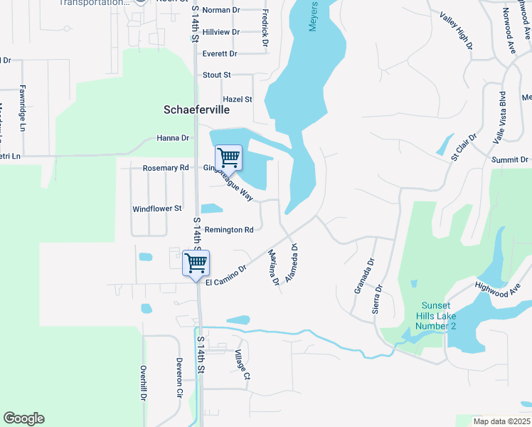 map of restaurants, bars, coffee shops, grocery stores, and more near 2008 Remington Road in Pekin