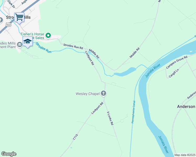 map of restaurants, bars, coffee shops, grocery stores, and more near 800-1862 Lockport Road in Lewistown